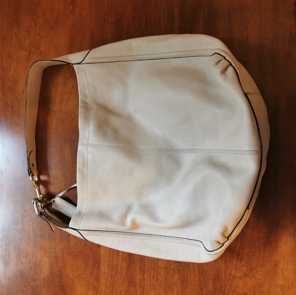 XL COACH Bag, cream leather - Picture 3 of 8